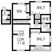月の間取り画像