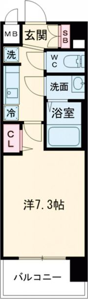 プレサンスTHE KYOTO 流雅の間取り画像