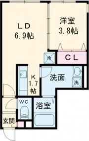 仮)千歳市清流2丁目APの間取り画像