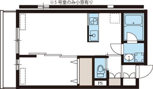 レミオ五番館の間取り画像