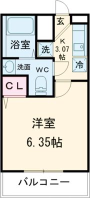 GRADUS中央林間の間取り画像