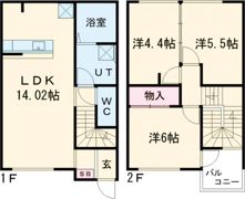パークハイム石井町の間取り画像