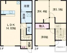 パークハイム石井町の間取り画像