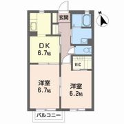 ヴィラクレストCの間取り画像