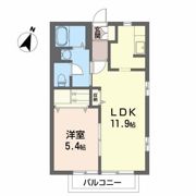 シャンパーニュ勝山の間取り画像