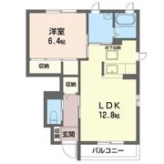 プランドール Aの間取り画像