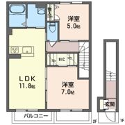 ミキハイツ IIIの間取り画像