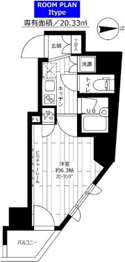 ステージファースト西新宿の間取り画像