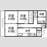 荒巻ハイツA棟の間取り画像
