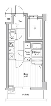 SPコート亀有の間取り画像