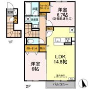 アヴァンセ横浜小机の間取り画像