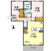 ビスターレの間取り画像