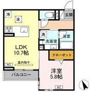 セレスティア唐山町の間取り画像