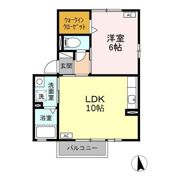 ホープM Ⅰ・Ⅱ Ⅰの間取り画像