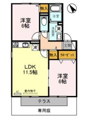 クラジールヤマザキの間取り画像