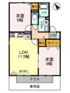 クラジールヤマザキの間取り画像