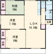 グランディ野上の間取り画像