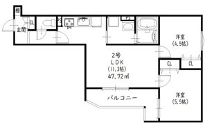 ラモーナ出口の間取り画像