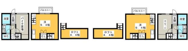 ギャラリークラッセ次郎丸の間取り画像