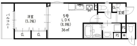 ラモーナ出口の間取り画像