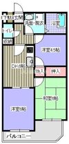 ベルヴィ西都賀の間取り画像
