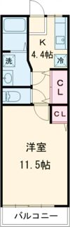 メゾン石川Ⅱの間取り画像