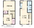 サンライズアベニュー木崎Bの間取り画像