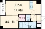クオリア水前寺公園の間取り画像