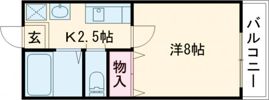 イーストコート・一忠の間取り画像