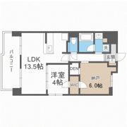 Fujiman南森町の間取り画像