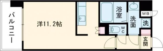 ISM水前寺の間取り画像