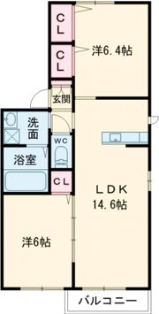 ステラコート汐見の間取り画像