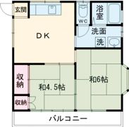 シルクⅡの間取り画像