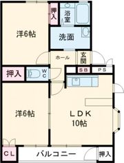 ハートフルハヤシの間取り画像