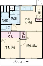 コトヴェール山津の間取り画像