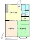 ビューパレス1番館の間取り画像