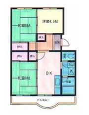 清水マンションの間取り画像