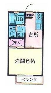 サンハイツ浅岡の間取り画像