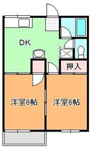 ファミーユふじBの間取り画像