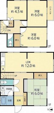 中央林間2丁目佐々木邸の間取り画像