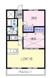 ルネスガーデンコートの間取り画像