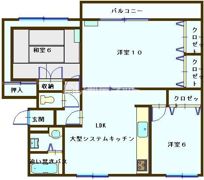 レインボーハウス勾当水5号棟の間取り画像