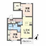 シャーメゾン絆Ⅳの間取り画像