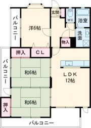 サンヒルズ Ⅱの間取り画像