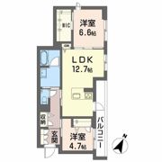 シャーメゾン絆Ⅳの間取り画像