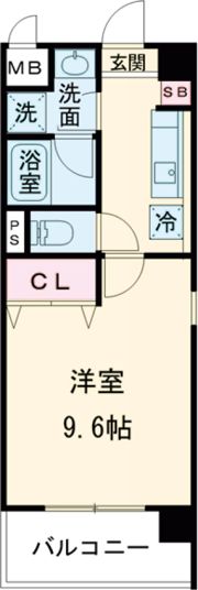フランディルりんくうの間取り画像