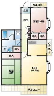 コミュニティプラザ9号棟の間取り画像