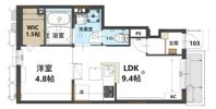 コンフォート東住吉の間取り画像