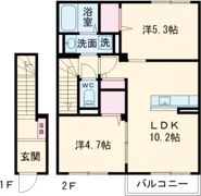 ETERUNO FLEURⅡの間取り画像