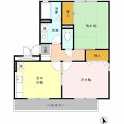 燦コーポ Aの間取り画像